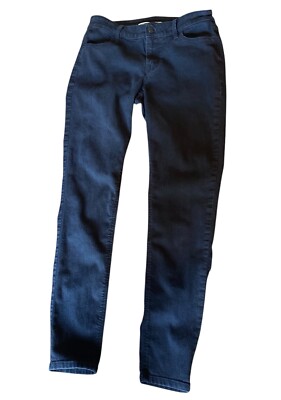Old Navy Jeans Size 2 Super Skinny Black Charcoal Wash Women's Mid Rise Stretch