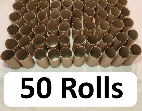 Toilet Paper Rolls Empty CLEAN READY Art Craft Projects PICK LOT 10 25 50 75 100 - Picture 8 of 10