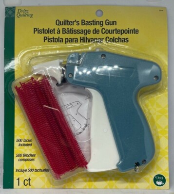 Dritz Quilter's Basting Gun with 500 Tacks Included - #3446