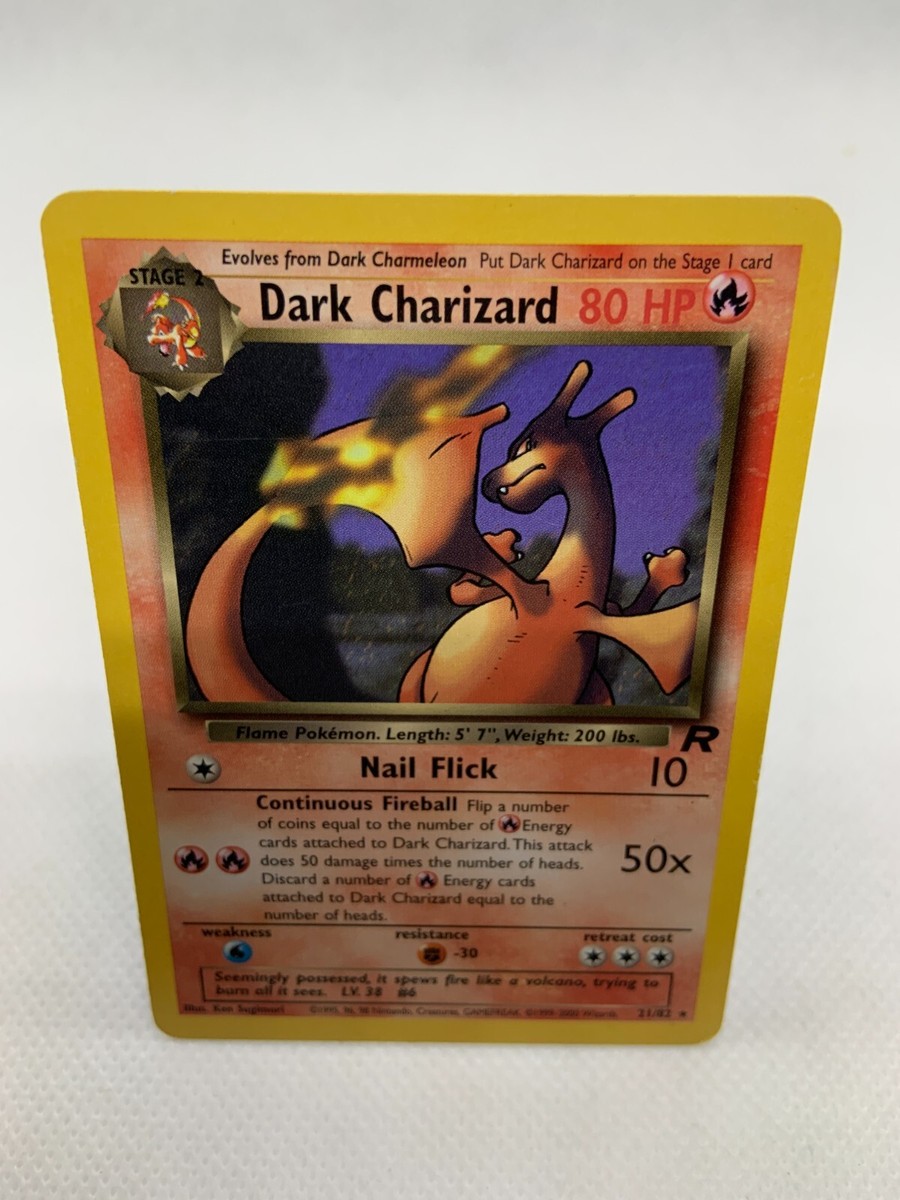 Dark Charizard 21/82 Pokemon Team Rocket Non Holo Rare WOTC
