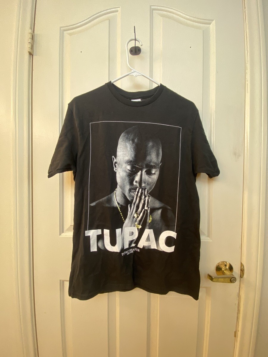 Vintage 2000s Tupac Shakur 71 T-Shirt Sz M 2PAC Rap Tee Hip