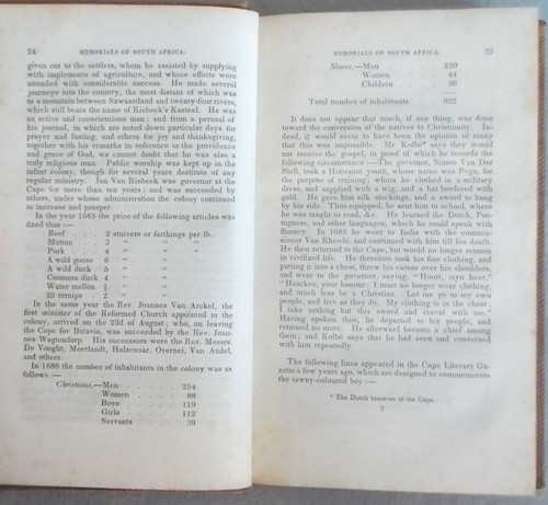 1841 MEMORIALS OF SOUTH AFRICA by Barnabas Shaw - Picture 3 of 4