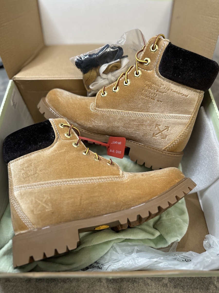 Timberland x OFF WHITE Waterproof Boots Size 8W | 6.5M | eBay Timberland x OFF WHITE Waterproof Boots Size 8W | 6.5M | eBay