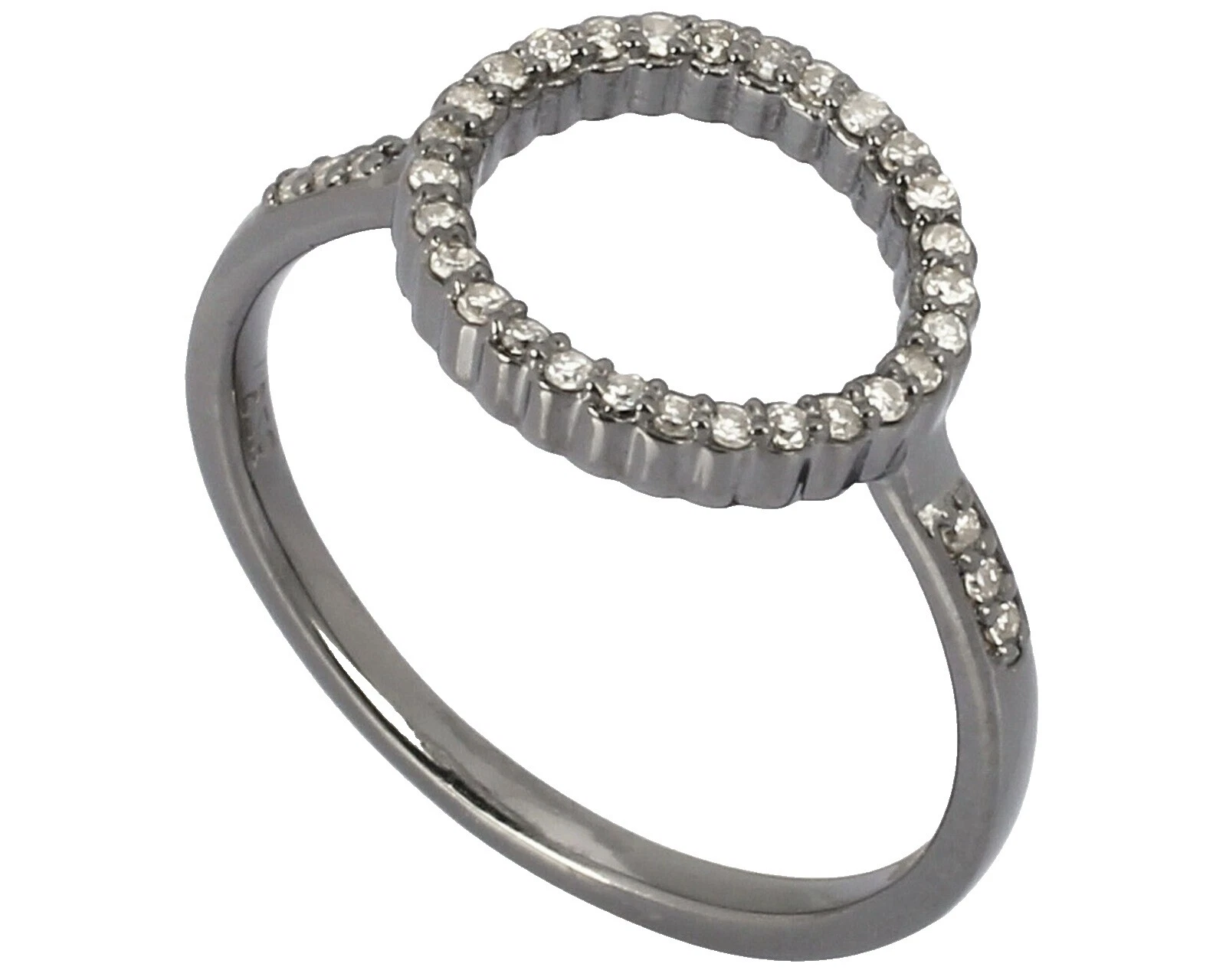 Sterling Silver Diamond 7 Ring Handcrafted Rings