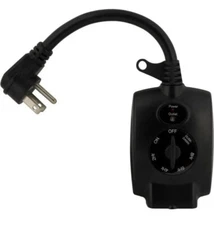 Defiant Outdoor Timer 15 Amp 24-Hour Plug-In Mechanical Dusk-Dawn Lot 2