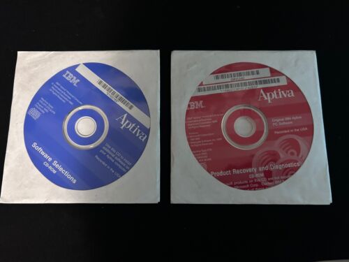 IBM Aptiva Product Recovery &Diagnostics CD + Software Selection