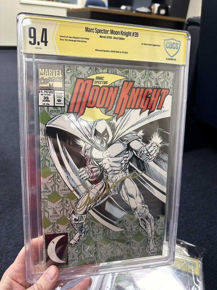 Marvel #39 CBCS 9.4 SIGNED Oscar Isaac Moon Knight Mark Specter 