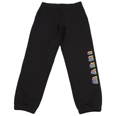 MARNI SCHWARZE KINDER JUNGEN BAUMWOLLHOSE 10 JAHRE