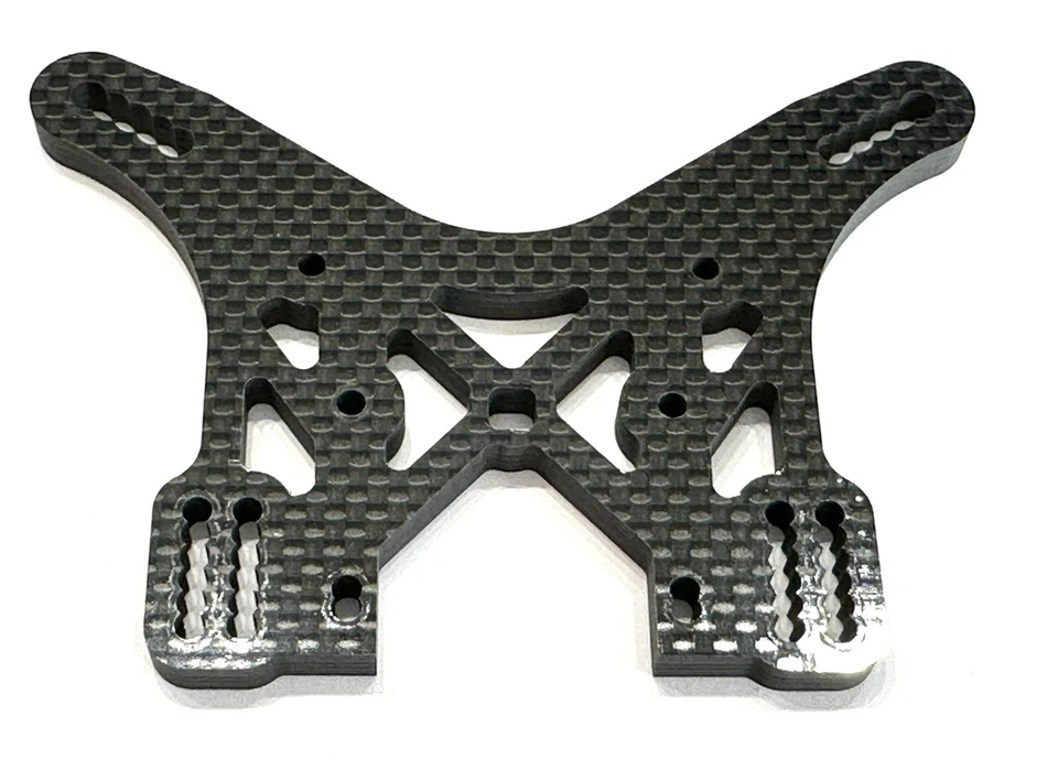 RC Car Team Durango DNX408 Dämpferbrücke Carbon hinten TD330185 (1146CB-07) - Bild 2 von 4