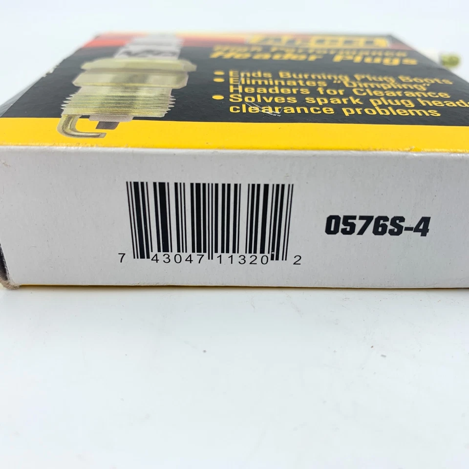 Juego de 4 bujías de cobre Accel 0576S-4 Shorty Foto 2 de 3