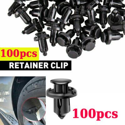 Honda Retainer Clips 100 Pcs Bumper Hood Fender Splash Guard Retainer Clips Universal Fit For Honda Acura C 1011728 - Foto 6