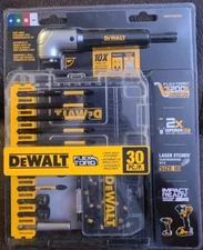Dewalt DWAFT30SETRA FLex Torq Right Angle Attachment Screwdriving Bit Set 30 PC.