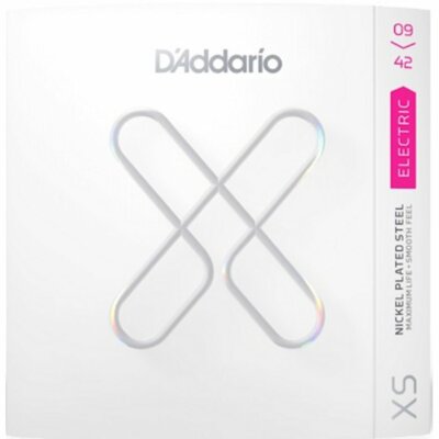 D'Addario XSE0942 XS vernickelte Saiten für E-Gitarre 9-42