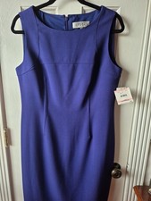 KASPER Sheath Dress  Sleeveless Career  SZ 10 NWT