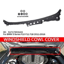 1x Windlauf Abdeckung 51717203124 Gitter Frontscheibe Für BMW 5er F10 F11 11-16