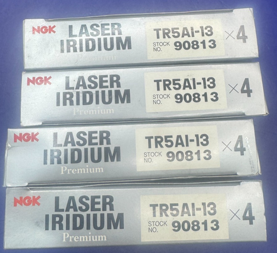 NGK Laser Iridium 90813 Engine Ignition Spark Plug Kit Set of 4 BX15