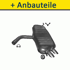 Endtopf Auspuff+ für VW TOURAN 1.9 D 2.0 100-105/136-140/140PS 2003-2010