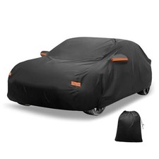 Car Cover Outdoor Waterproof Sun Rain Snow Hail Protection with Left Side
