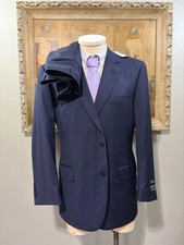 NWT Jos A Bank Signature Collection Herringbone Wool 120's Classic Fit Suit 44 R