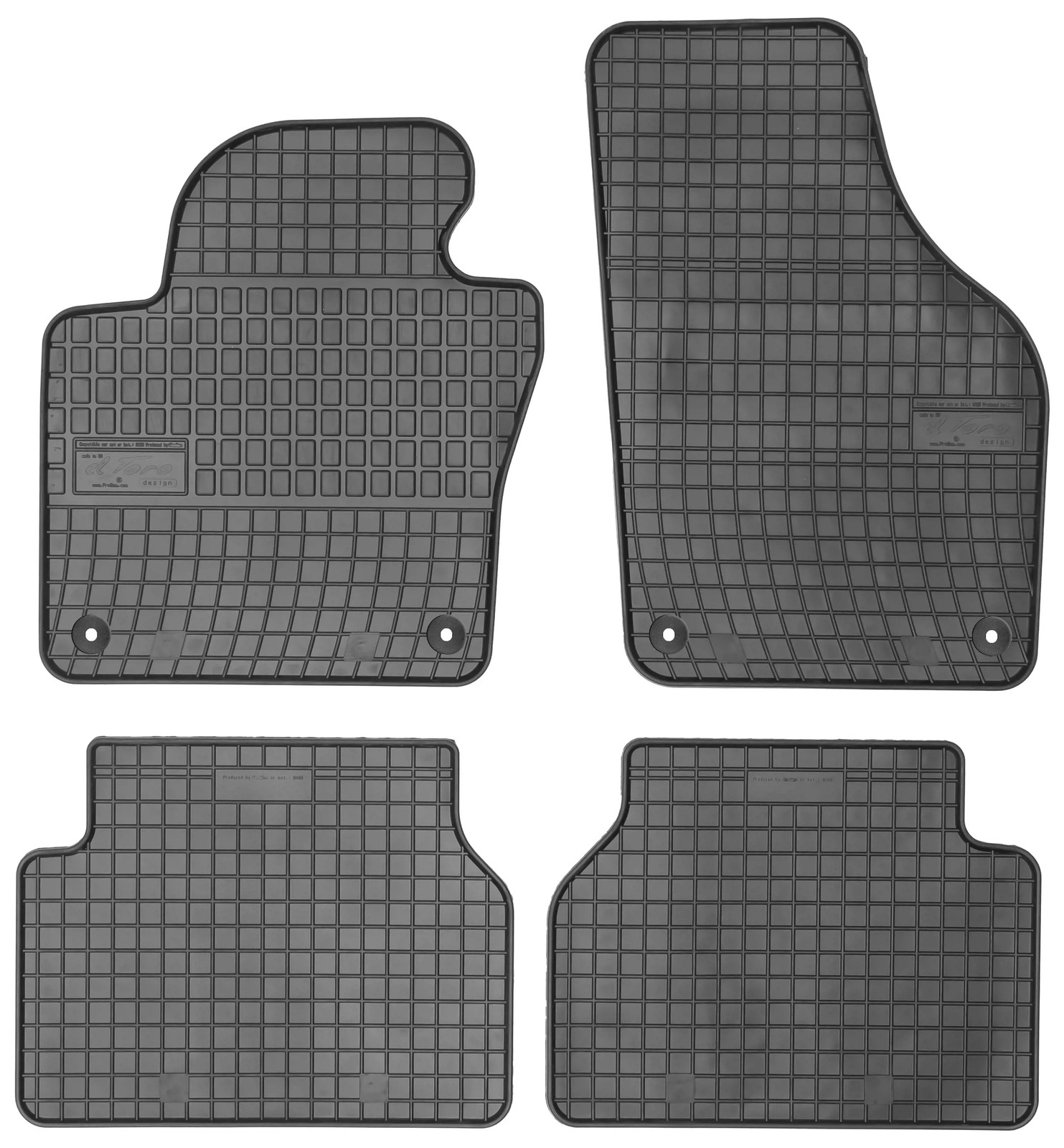 Frogum , Autoteppich, Dywaniki Samochodowe Mmt A040 0400 Gumowe 4Szt. (1 Set À 4 Fussmatten) - Bild 3