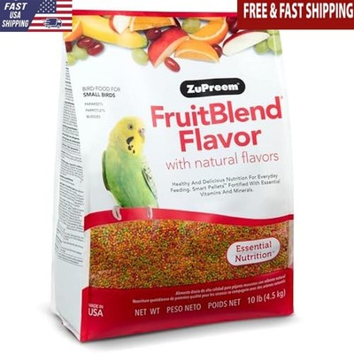 FruitBlend Daily Bird Food Pellets Healthy Nutrition Small Birds 10lb USA