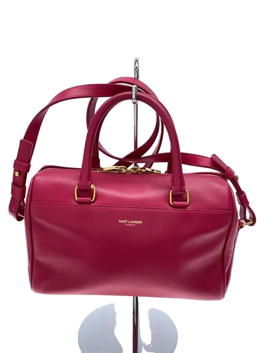 Borsa a mano SAINT LAURENT borsetta bambino tracolla pelle rosa 330958 usata