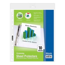 Sheet Protectors, 8.5" x 11", 10 Sheets