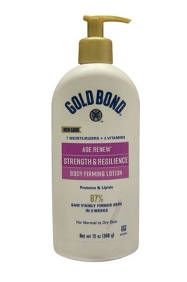 Gold Bond Age Renew Strength & Resilience Body Firming Lotion Firmer Skin 13oz