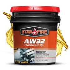 STARFIRE AW32 Hydraulic Oil 5 Gallon Pail Premium Anti-Wear, Anti-Foam, R...