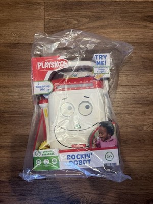Playskool Robot Rock N’ Roll – Enceinte Bluetooth, Micro Karaoké Avec Modulateur Vocal – Jouet Musical – Dès 3 Ans