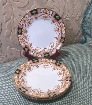 4x Vintage Phoenix Ware Beilagenteller T.F.&S Ltd Imari Muster Thomas Forester 
