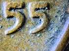 1955 P POOR MANS DOUBLE DIE Lincoln Wheat Penny VF/XF You grade it! 1c Cent EF