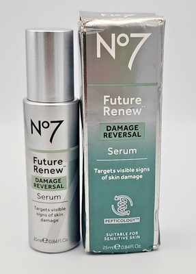 No7 Future Renew Serum Damage Reversal 25ml 0.84oz NIB