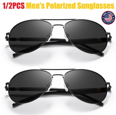 1/2x Polarized Sunglasses Men Driving Sport Outdoor Glasses Black Male Eyewear