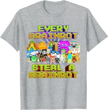 Every Brainrot for Men Women Boys Girls Kids Teens T-Shirt