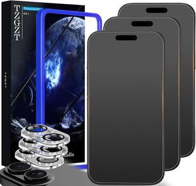 TZGZT (Anti-Blue Light) 3 Pack for iPhone 17 Matte Screen Protector Tempered Gla