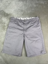 Ben Davis Gray Canvas Work Shorts Utility Men 42 Cholo Y2K Old School Skater