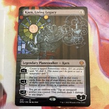 MTG - Karn, Living Legacy - Borderless - Dominaria United - NM, English Magic  