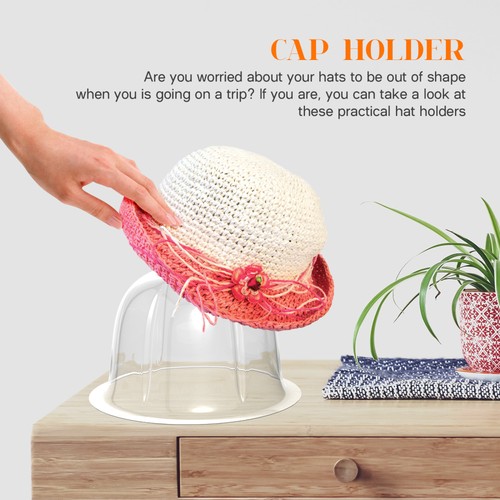 Soporte de sombrero de plástico de 8 piezas soporte de sombrero de bebé soporte de sombrero de plástico - Imagen 9 de 12