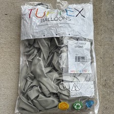 Tuftex 11 Stone Latex Balloons Brand New Of 100 Count Made In The USA