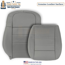 2005 For Dodge Magnum Genuine Leather Front Driver Side Seat Covers Medium Slate