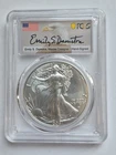2021-S American Silver Eagle 1$ Type 2 PCGS MS70 Emergency Issue, Emily Damstra