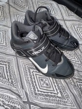 Nike Force Trout Keystone Youth Kids Size 1.5Y Black Baseball Cleats CZ5910-011