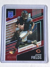 2022 Panini Donruss Elite - Justin Fields #20 Aspirations Shimmer /499