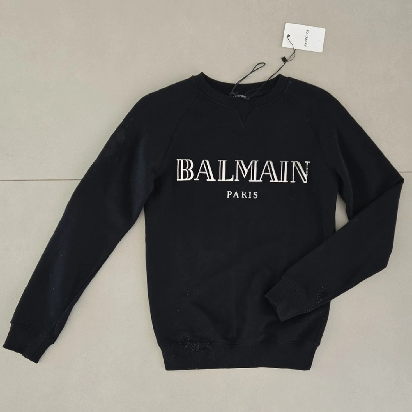 Balmain — NWT! Balmain Logo-print Sweatshirt Size 10A/ XS