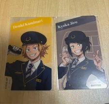 My Hero Academia Shizuoka Railway Kyouka Jiro Denki Kaminari Clear Cards