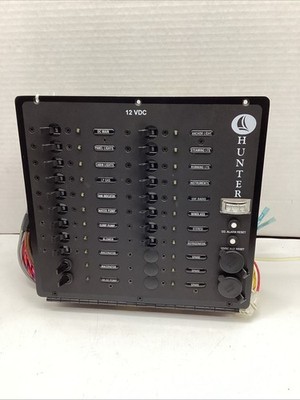Hunter Sailboat 12v Electrical Distribution Panel Volt Meter   C13