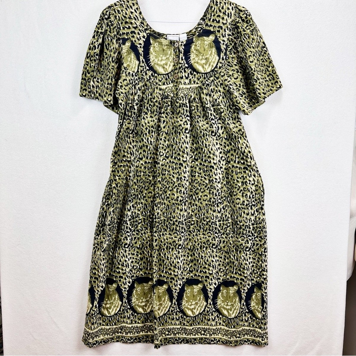 slim fit dress slacks Gold Tiger Print Latin - Rhythm Dress main image 1