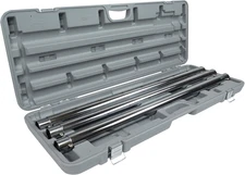 Case with Three 3' Extension Tubes for Carpet Stretchers