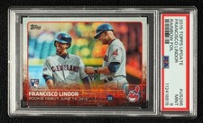 2015 Update Rookie Debut Rainbow Foil Francisco Lindor Sandy Alomar Jr PSA 9 tp9
